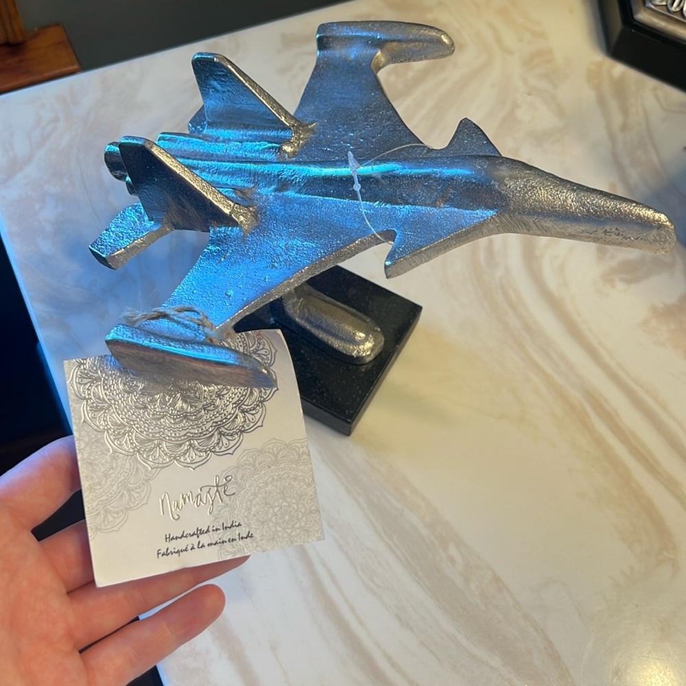 Metal fighter Jet decor